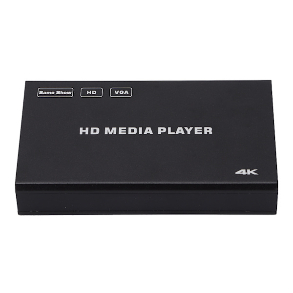 4K A7 HD Media Player Nanoteknologi Multifunksjon Media Player med fjernkontroll 100V-240VEU Plugg