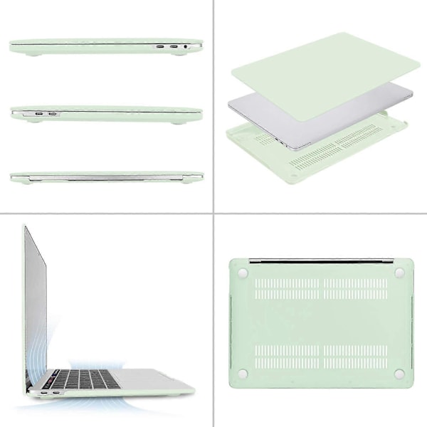Etui til MacBook Pro 13 tommer A1706 A1708, Grøn