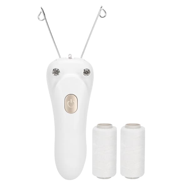 USB-lading Elektrisk bomullstråd Epilator Ansikts- og kroppshårfjerningsmaskin Enhet Gull