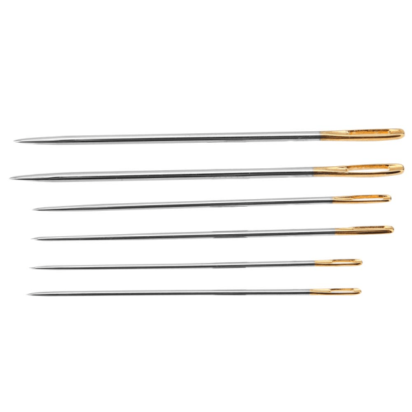 6 kpl 5,7/6,2/6,9 cm käsiompeluneulasetti Kotitalouksien korjausvaatteet Set