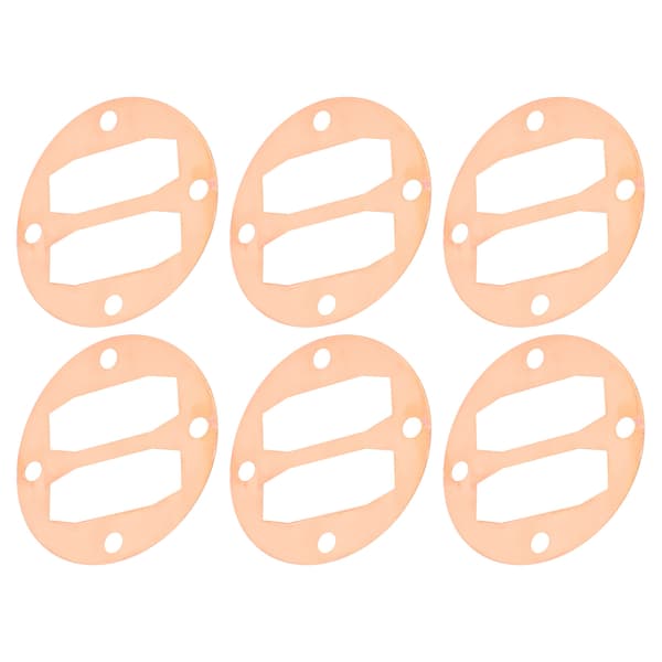 10 stk. sylindertetningspakning pumpemontering kobberplate erstatning luftkompressordel 51 mm