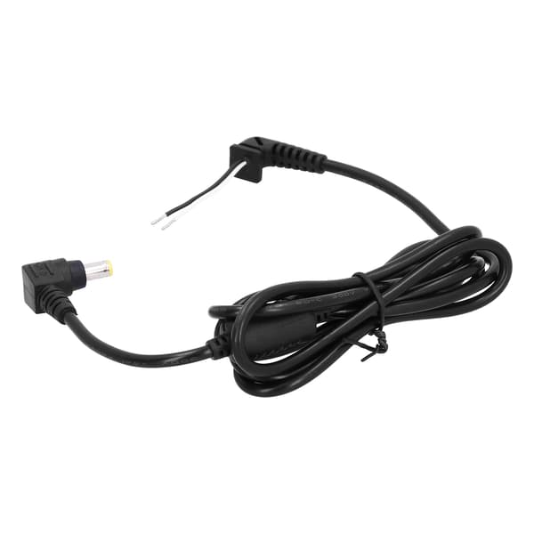 Output Kabel 5.5x2.5mm Anti-interferens Albue DC Strømadapterledning med Magnetisk Ring til Lenovo Notebooks