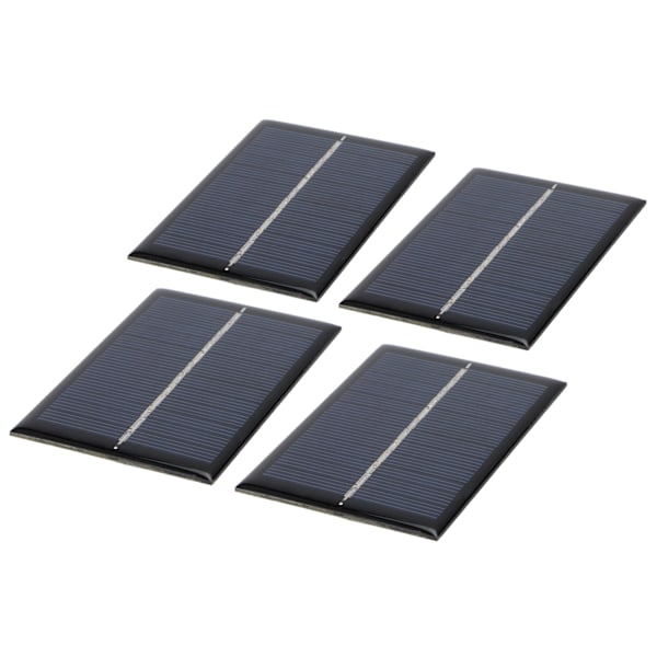 4 stk. 0,6 W 6 V Mini solcellepanel modul fotovoltaiske solceller udendørs camping batteri oplader DIY dele