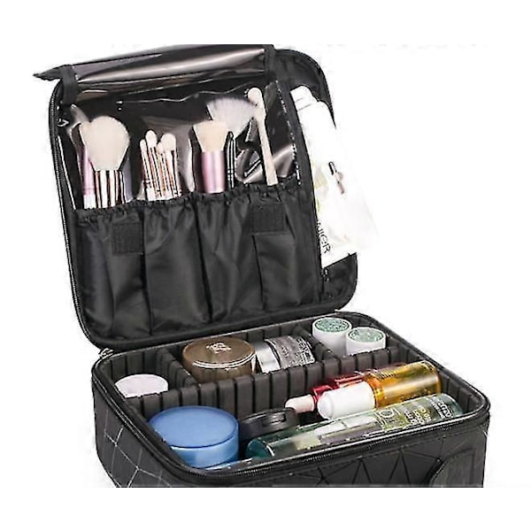 Makeup taske til kvinder, læder, rejse, manicure, skønhed, makeup etui, bærbar makeup opbevaringsboks