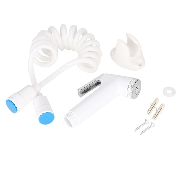 ABS Mini håndholdt toilet bidet spray brusehoved badeværelse krop rense slange adapter