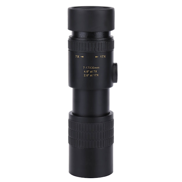 7-17x30 Zoom Bærbar Monokulær Teleskop til Udendørs Rejser Camping Vandreture Fugleobservation