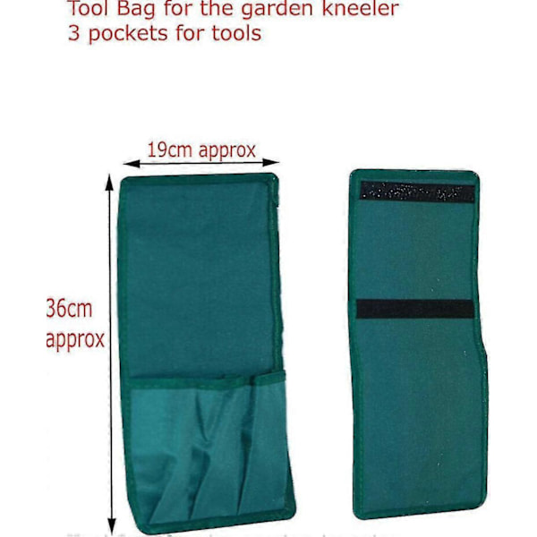 Bärbara Handtag Fällbar Knäpall Utomhus Trädgård Picknick Grill Knäskydd Pall Mjuk Bänk Zekai onlygreencloth