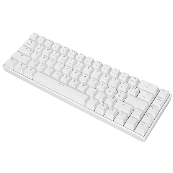 Mekaninen näppäimistö 68 näppäintä 3 tilaa Langaton 2.4G Type C Langallinen RGB Mekaninen näppäimistö Windowsille Androidille Ruskea kytkin
