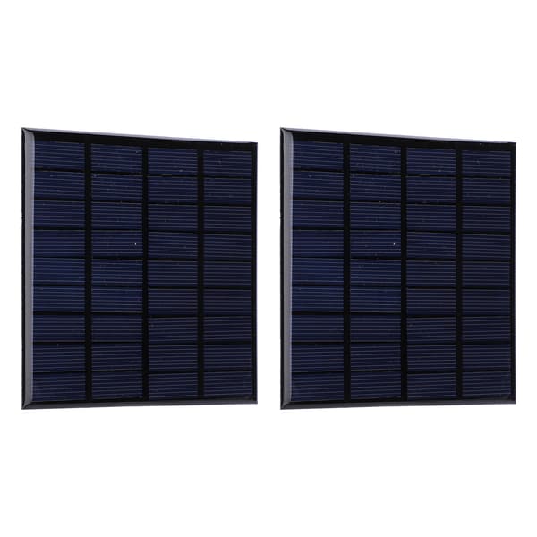 2st DC9V 2W Epoxi Solpaneler Polykisel Batteri Leksaker Laddarmodul med 100cm Kabel