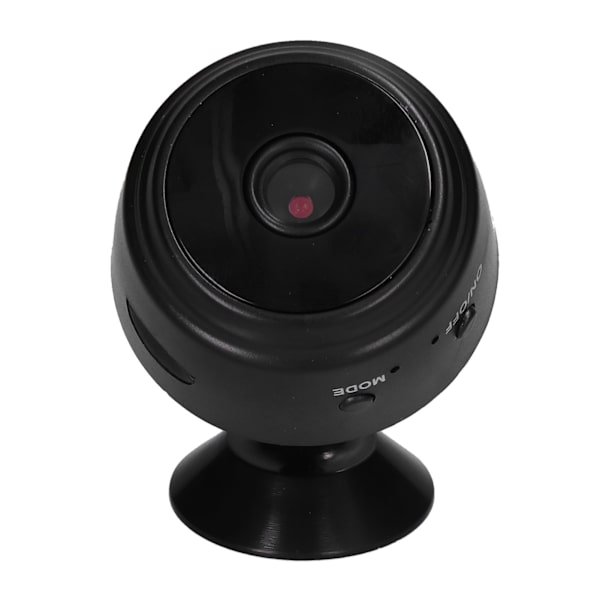 Webcam HD 1080P Langaton WiFi Etäkoti Ladattava Kamera Matkapuhelimelle Tabletille Musta