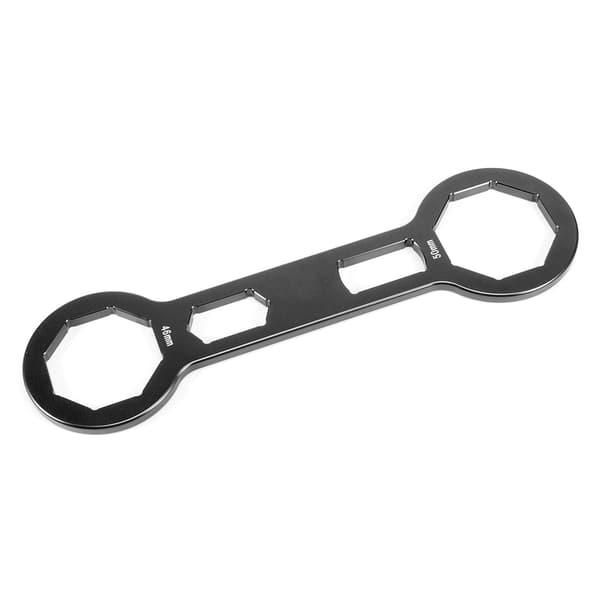 1,8 tommer/2 tommer gaffelkapnøgle Forreste støddæmperfjerner Installation Reparation Passer til CRF250R CRF450R CRF450X Sort