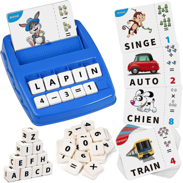 Pedagogiske Scrabble-spill for 3-8 år gamle jenter og gutter