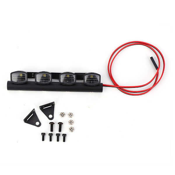 1/10 skala RC Crawler bil taklampa ramp strålkastare passar för TRX4 90046 SCX10 Pull Car4LED