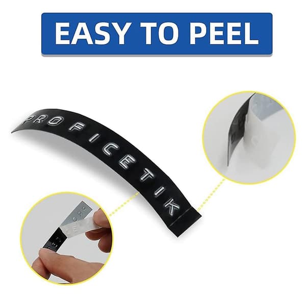 6 Pcs Label Tape Compatible with Embossing Label Tape for Label Printer 1880 E-101 9mm x black