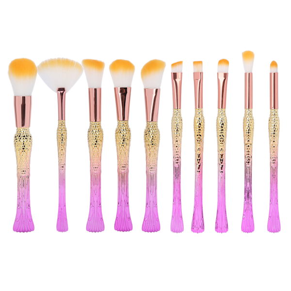 10 Pcs Professional Makeup Brushes Make Up Tools Cosmetic Brushes Set for Women Girls