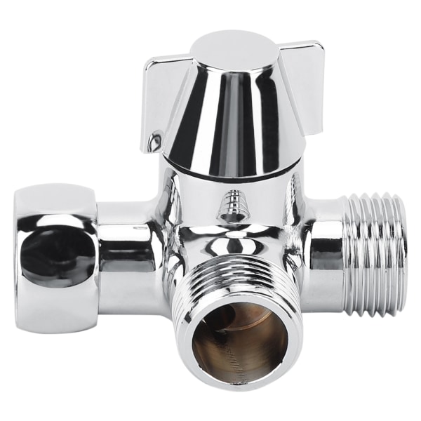 G1/2\" Dusj Treveis T-formet Adapter Vannomleder Kobling Toalett Bidet Vannseparator