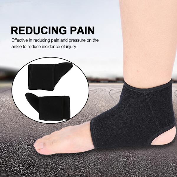 2st fotledsstöd Varm fotledsstöd Fotskydd Vrickningsskada Wrap Elastiska stabilisatorer för sport