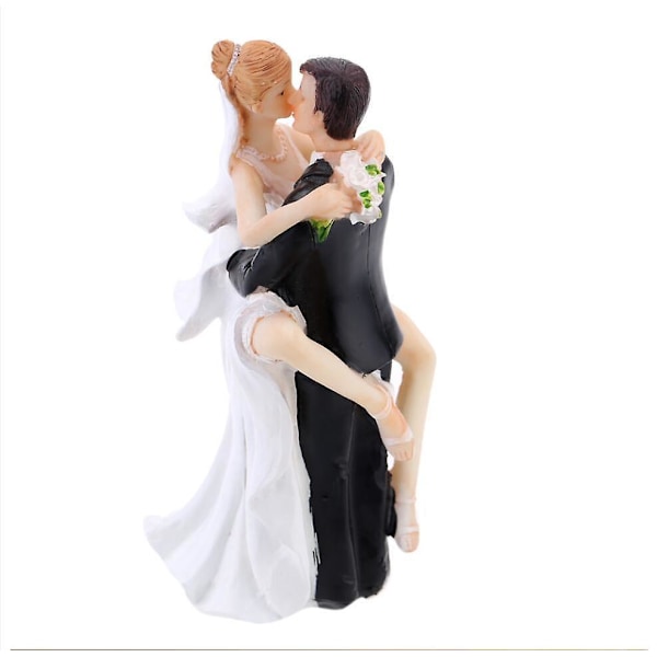 Morsom Sexy Brud og Brudgom Bryllupskake Topper Samlefigur