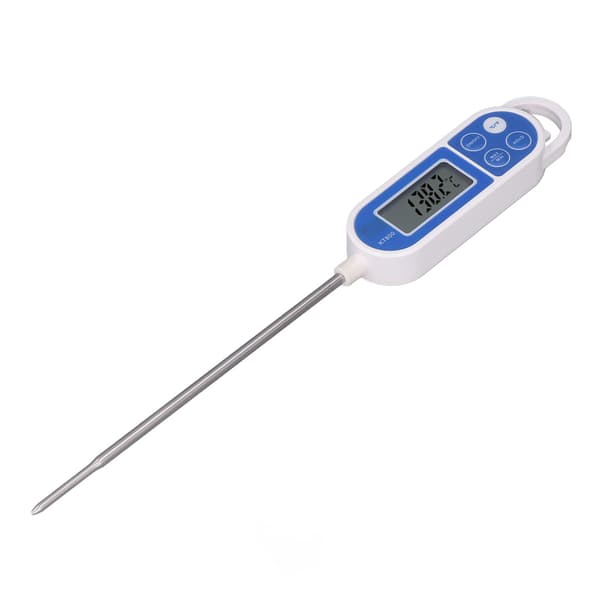 Digital termometer med lång sond, vattentät, bakgrundsbelyst, snabb respons, temperaturmätare för kött och matlagning