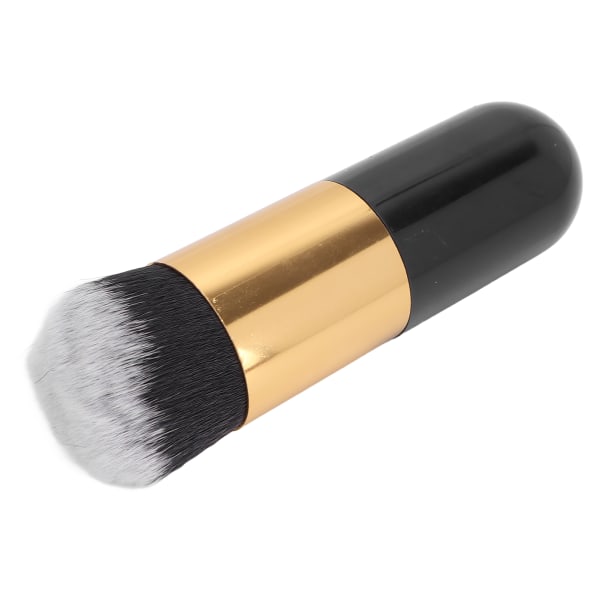 Foundation Makeup Brush Profesjonell kosmetisk flytende blanding Blush flytende pulverbørste for daglig sminke Svart gull