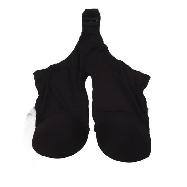 Kvinnor One Piece Underkläder Charmig Deep V Underkläder Bodysuit för Cosplay Aftonklänning Bröllopsklänning Svart