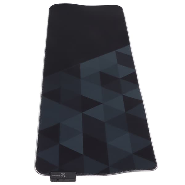 RGB musematte sklisikker bunn fargerik belysning USB-drevet multifunksjonell overdimensjonert design skrivebordsmusematte for hjemmet