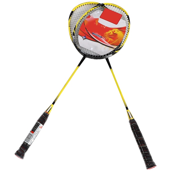 1 par badmintonracketar i aluminiumlegering med hög hållfasthet och bärväska