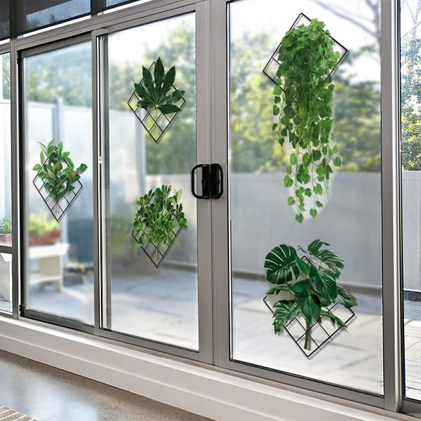 3D-avtakbare grønne blader veggklistremerke for hjemmeinnredning - ideell for soverom, stue eller kontor