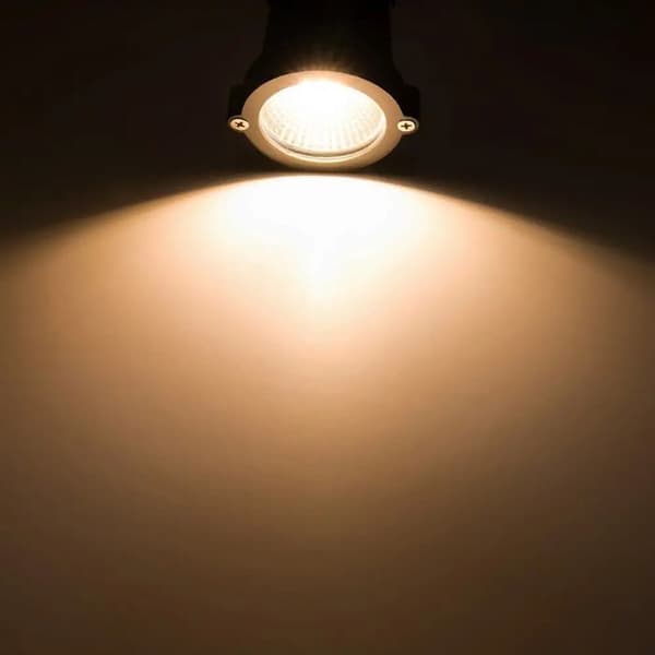 4 kpl 5W 220V COB LED-kohdevalaisimia, säädettävät puutarhakohdevalaisimet maapiikeillä, ulkovalaistus puutarhaan ja terassille (lämmin valkoinen)