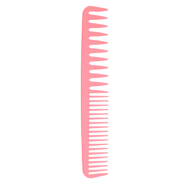 Irrottava hiuskampa Kannettava kotisalonki hieno leveä hammasmuotoilukampa kampaustyökalu Vaaleanpunainen