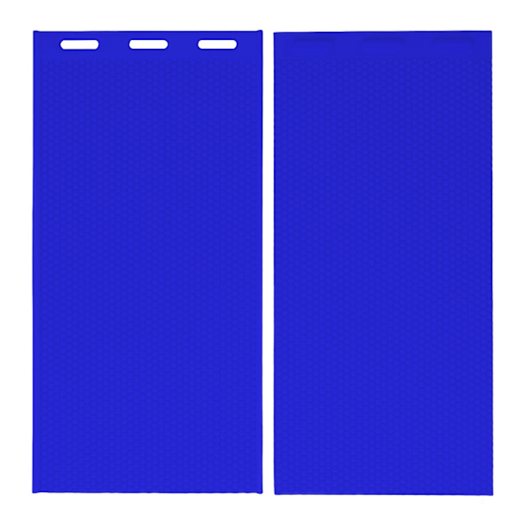 2 st 5,4 mm bikakevax grundark pressmaskin manuell silikon bikakevax form DIY biodling verktyg 41,3x20,5CM mörkblå