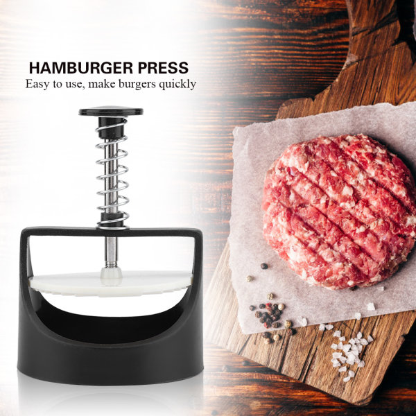 Ruostumattomasta teräksestä valmistettu Hampurilainen Patty Maker Press Burger Meat