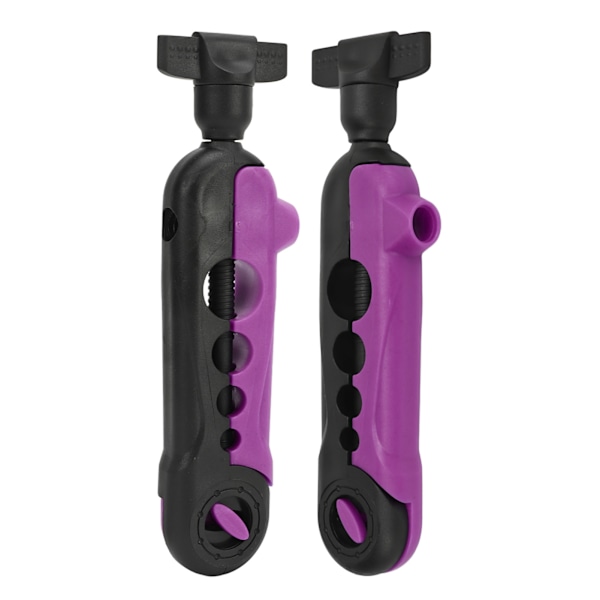 2PCS Mini Line Spooler Bärbar Justerbar Fiske Line Spooler Fiske Line Winder Maskin Mini Bobbin Reel Tillbehör Svart Lila