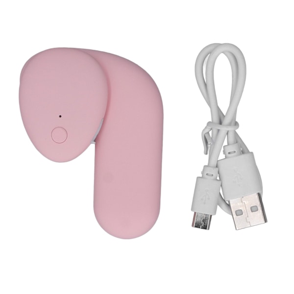 Elektriska uppvärmda öronvärmare med tre nivåer temperaturkontroll justerbar vinkel USB uppvärmda öronmuffar för utomhusarbete rosa