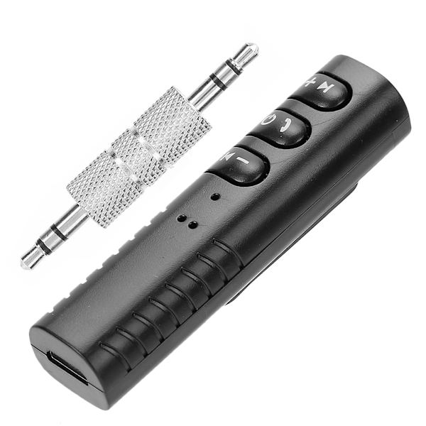 Lavalier Bluetooth 4.1 lydmottaker 3,5 mm AUX stereomusikk håndfri biladapter