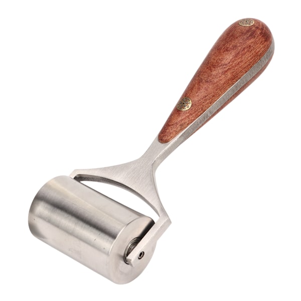 Lærrulleskinn med høy hardhet Ergonomisk profesjonell lærpresserulle for DIY-lærhåndverk