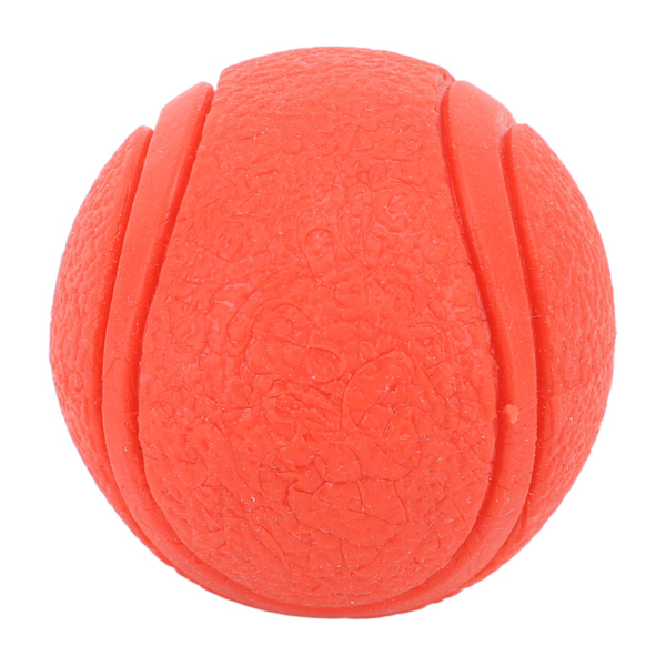 Hund leksak boll gummi flytande hund boll interaktiv valp tänder rengöring husdjur tugga leksak M röd