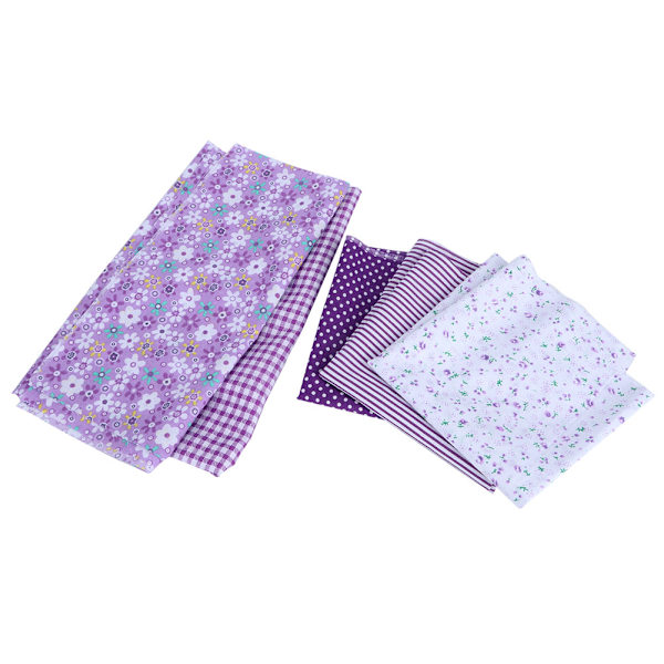 5 stk 50cm x 50cm DIY håndverk bomullsstoff trykt stoff quilting håndverk sying håndarbeid tilbehør