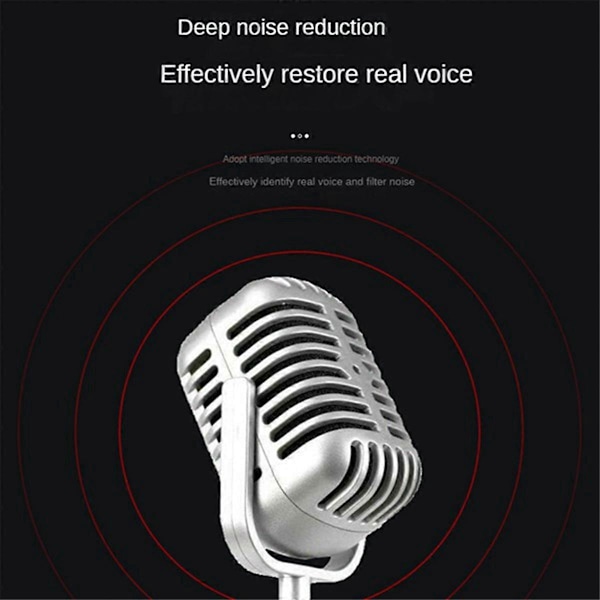 Mini Audio Højttaler med Mikrofon Hvid