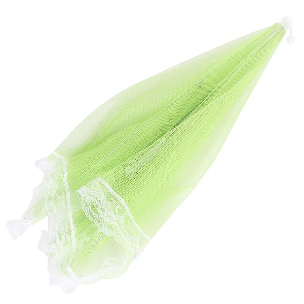 2 st hopfällbara bordmatstäckande tältparaplyer Anti Fly Mosquito Mesh-överdrag
