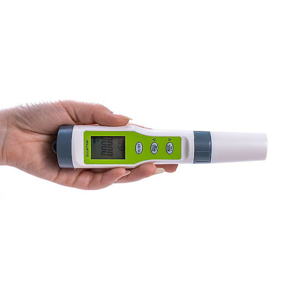 Hydroponisk 3-i-1 Vattentät Digital Mätare: EC, pH och Temperatur