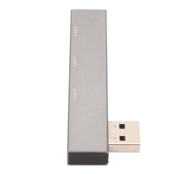 USB3.0 Hub Mini 3 in 1 1xUSB3.0 2xUSB2.0 5Gbps Bärbar höghastighets USB multifunktionshubb av aluminiumlegering