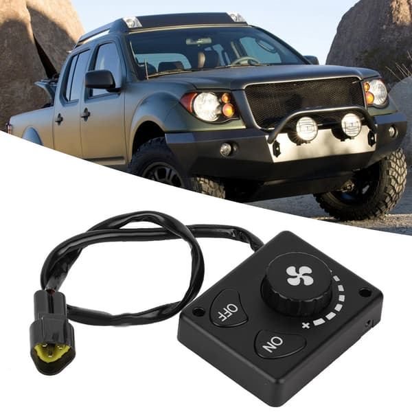 DC 12V/24V Parkeringsvarmer Knottkontrollbryter for Bil Lastebil Luft Dieselvarmer