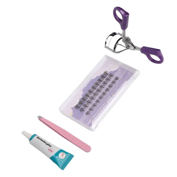 Klyngevippeextensionsett Trygt DIY Individuelle Vipper Pinsett Vippebøyer Extensionslimsett
