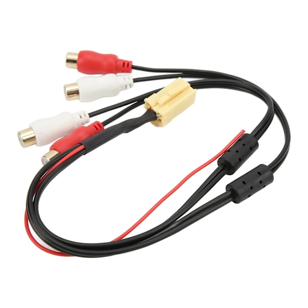 4RCA-kabel MINI ISO 6-pin lydlinje Bluetooth-erstatning for Peugeot for Grundig