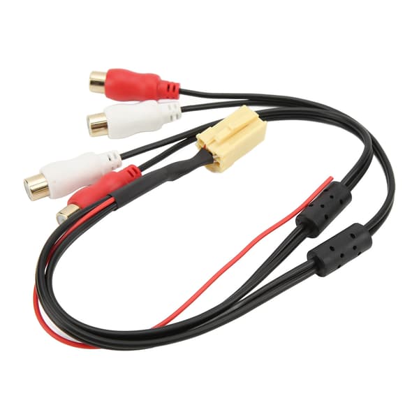4RCA Kabel MINI ISO 6Pin Audio Line Bluetooth Erstatning til Peugeot til Grundig
