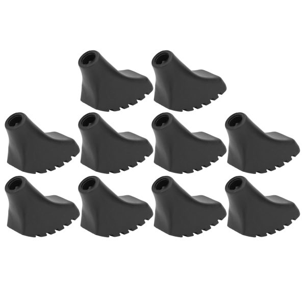 10 stk Walking Stick Pad PVC Vandrestang spids endebeskytter til udendørs vandreture