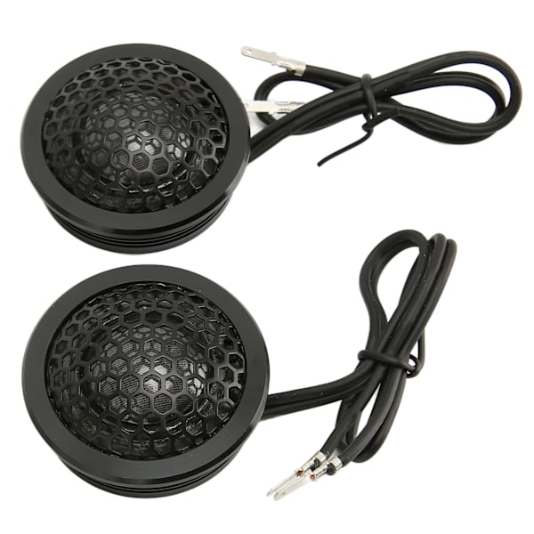 2 stk. 150W Dome Tweeter 2-vejs system Metal Aluminium Kompakt Dome Audio Tweeter Bilhøjttaler