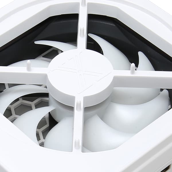Spillekonsol Køleventilator Professionel Effektiv Lav Støj Køler Ventilator med Farverig Lysstribe til Xbox Series S