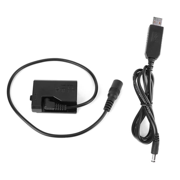 USB til ACK‑E10 full dekoding dummybatteri for Rebel T3/T5/T6/T7/T100 kamera